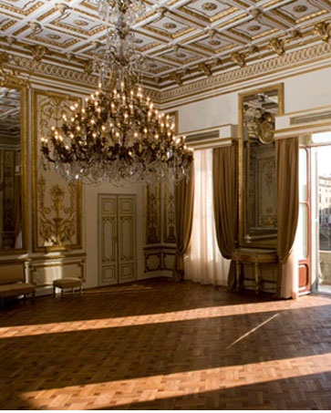 Interno di Palazzo Gianfigliazzi una sala 
