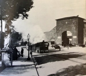 Porta Romana - La stazione del trenino del Chianti (1878)