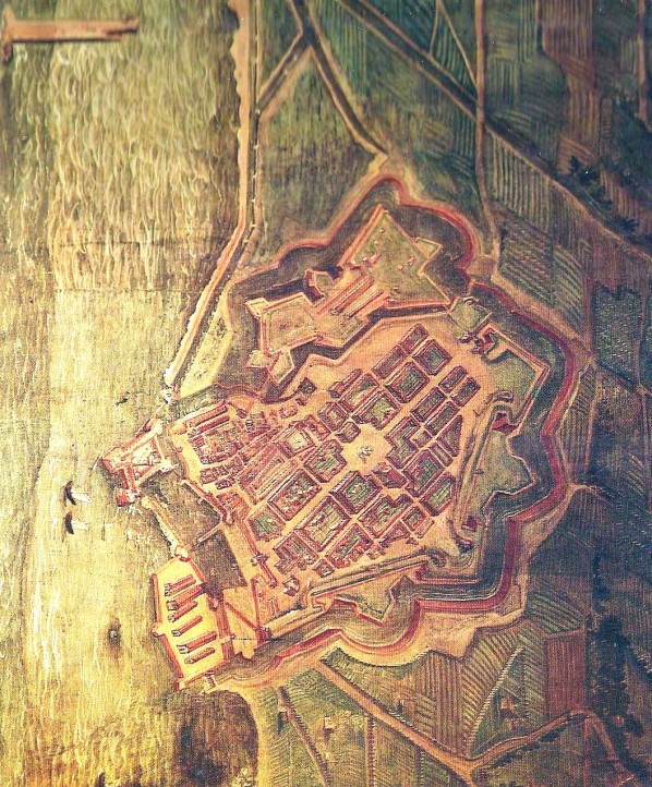 Pianta prospettica di Livorno (1609)